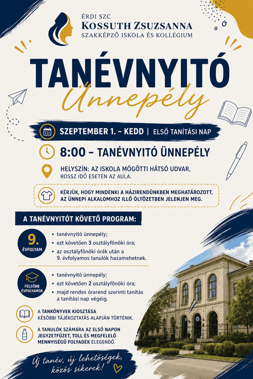 Tanévnyitó