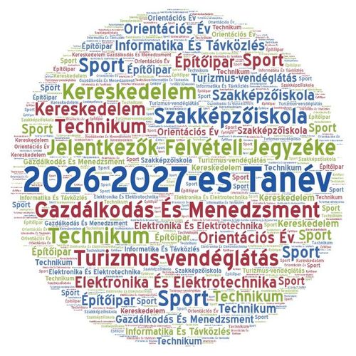 Jelentkezők felvételi jegyzék a 2026-2027-es tanévre